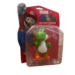 2013 Nintendo Super Mario 5" YOSHI Large Figure Collection Goldie Damaged Box